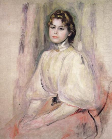 Young Woman Seated, Pierre Renoir